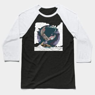 Space Stingray Circled Baseball T-Shirt